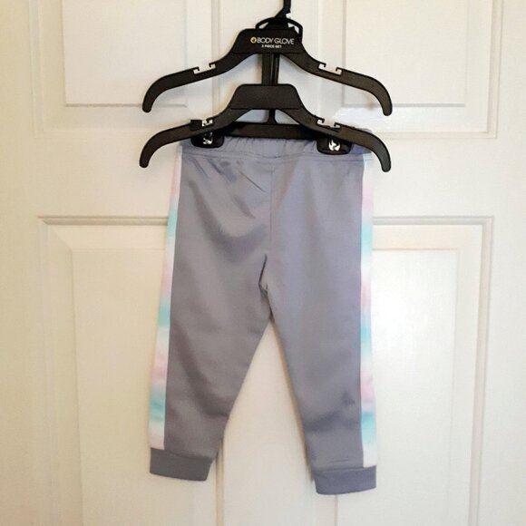 NWT Body Glove Girls soft grey & tie dye sweatsuit active wear 3 piece set, 18M - Picture 13 of 13